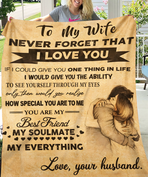 To My Wife Blanket – Our Love, Wrapped In Warmth, From Husband