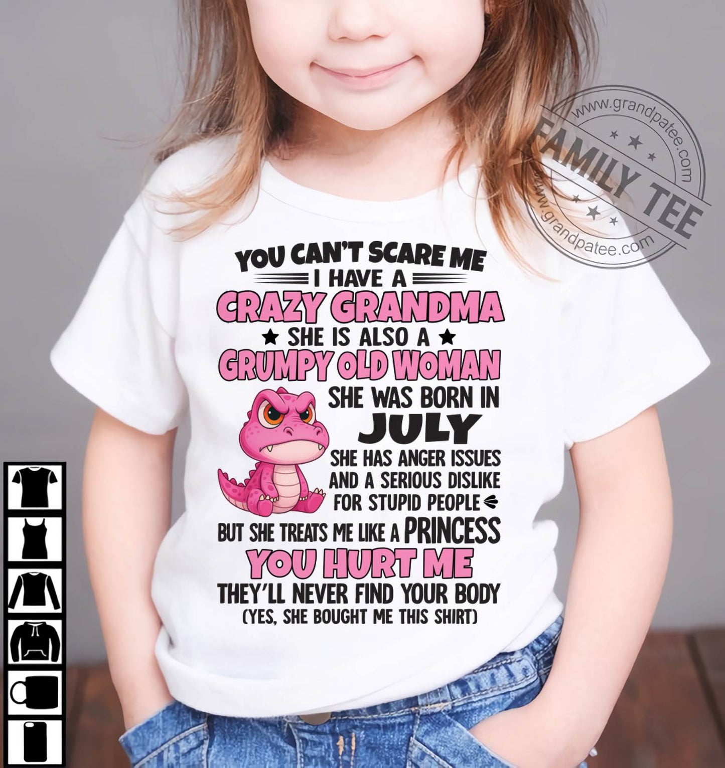 You Can’t Scare Me - Gift For Grandson And Granddaughter From Grandma - ntnt07 (SKU09-130-07)