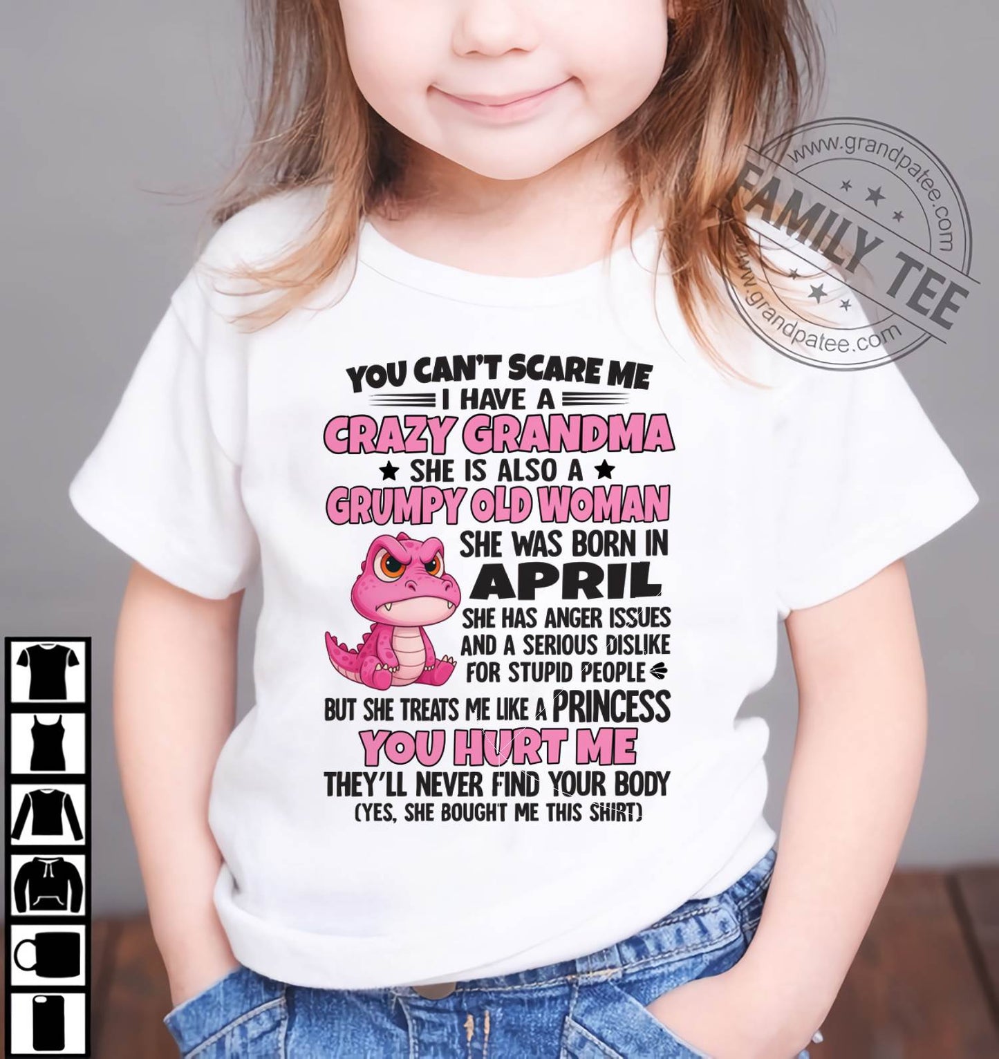 You Can’t Scare Me - Gift For Grandson And Granddaughter From Grandma - ntnt04 (SKU09-130-04)