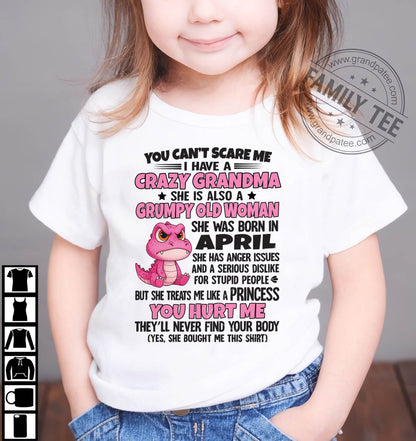 You Can’t Scare Me - Gift For Grandson And Granddaughter From Grandma - ntnt04 (SKU09-130-04)