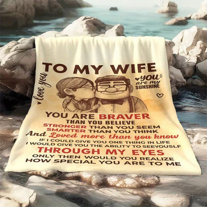 Special Gift For Your Wife Blanket - From Husband