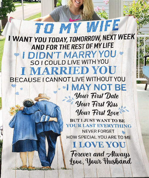 To My Wife – A Cozy Blanket Full Of Love From Your Husband
