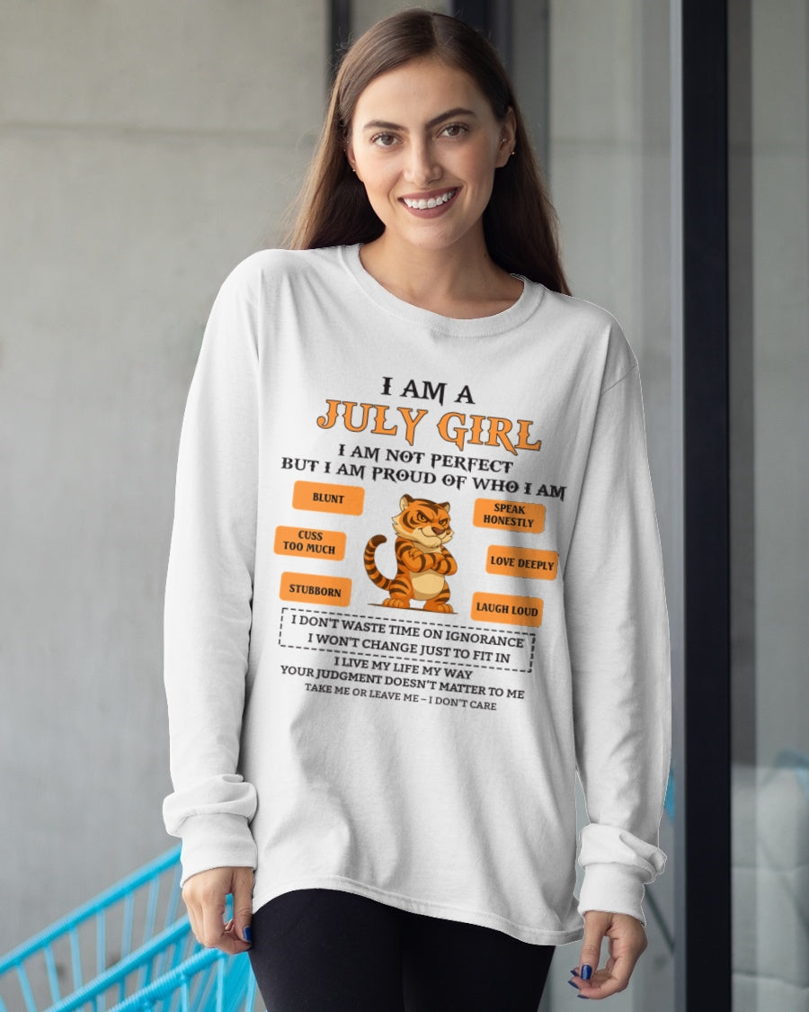 "I AM A JULY GIRL" - Birthday Gift For July Girls - FMA ntnt07 (SKU26T-01-62-07)