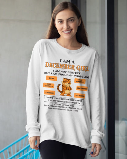"I AM A DECEMBER GIRL" - Birthday Gift For December Girls - FMA ntnt12 (SKU26T-01-62-12)