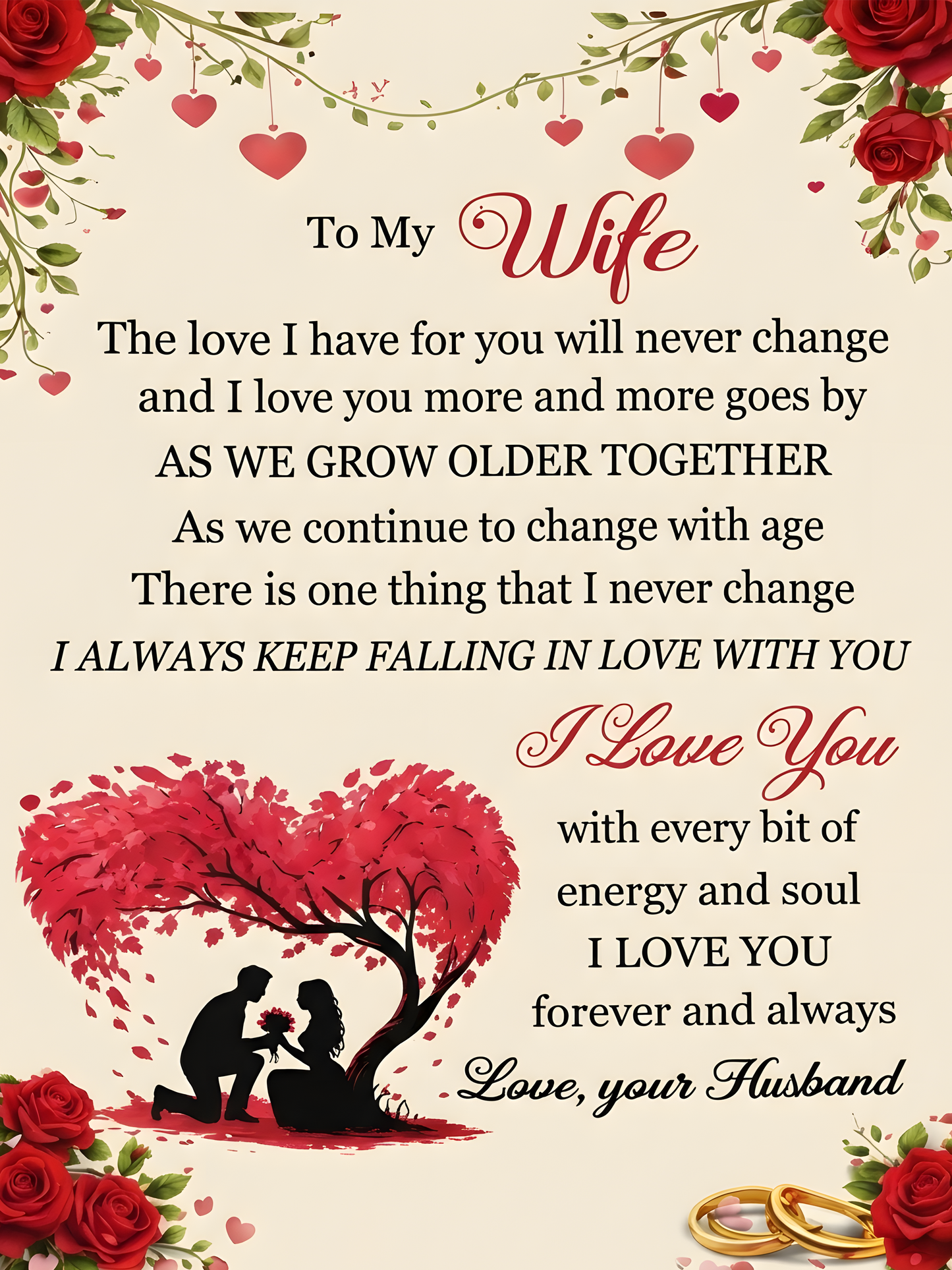 To My Wife Gift Blanket – From Husband, My Forever Love