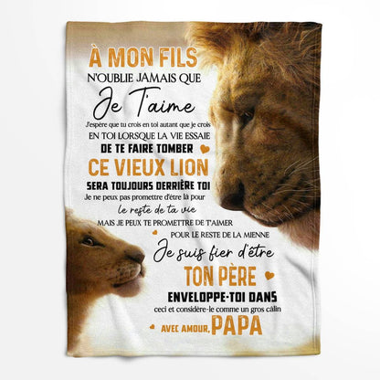 Cadeau Spécial Pour Ton Fils Couverture - De Papa (SKUB12-169)