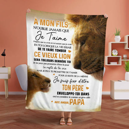 Cadeau Spécial Pour Ton Fils Couverture - De Papa (SKUB12-169)