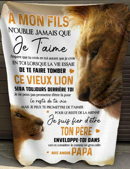 Cadeau Spécial Pour Ton Fils Couverture - De Papa (SKUB12-169)