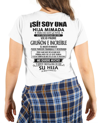Marzo Padre Increíble - Regalo especial para hija - TBN - T03 (SKU04-109-03)