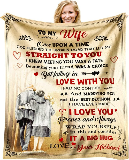 Special Gift For Your Wife Blanket - From Husband
