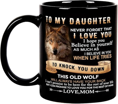 Perfect Birthday or Christmas Gift – To My Daughter from Dad Mug
