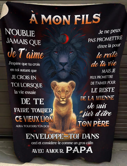 Cadeau Spécial Pour Ton Fils Couverture - De Papa (SKUB12-168)