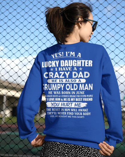 June - Awesome Grumpy Old Dad - Special gift for your daughter From Dad - ntnt06 (SKU10-50-06)