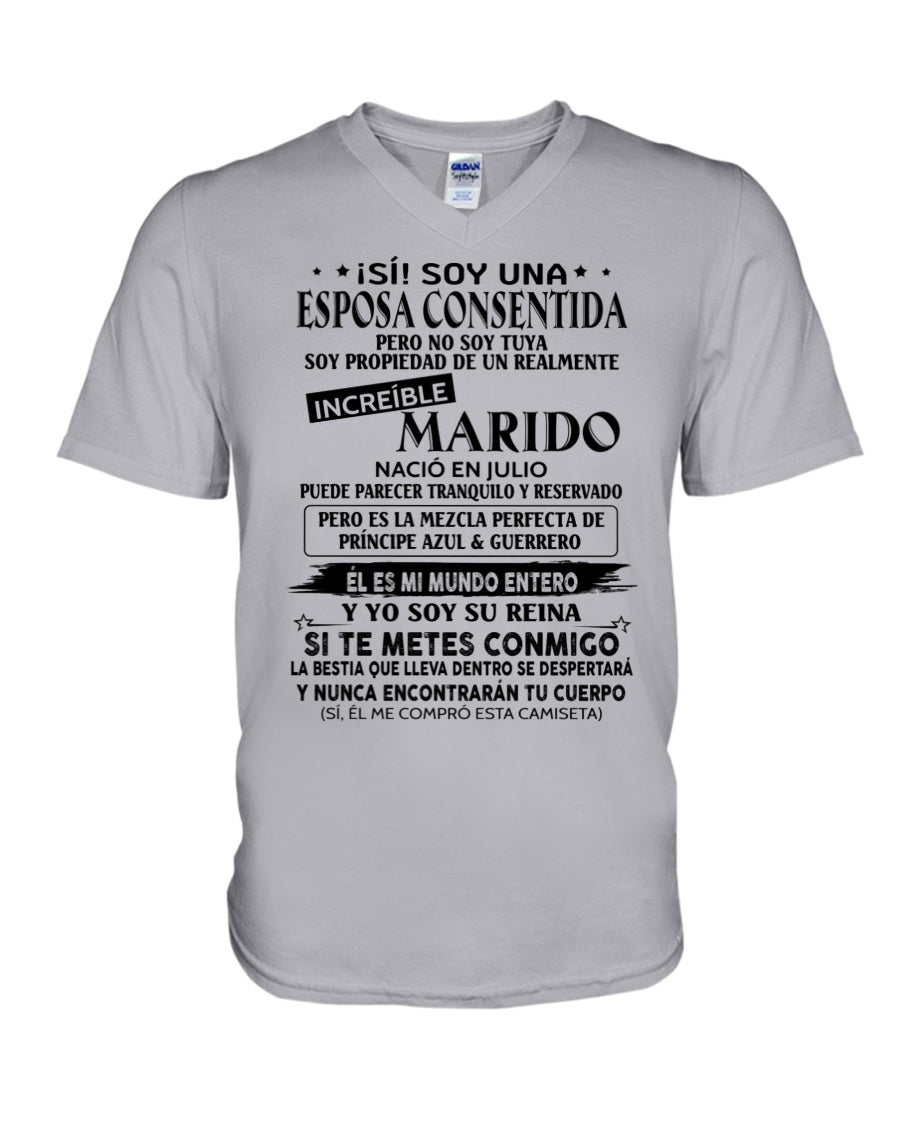 Julio - Esposo nacido en julio - Regalo especial para Esposa - T07 (Sku.TbnA3)