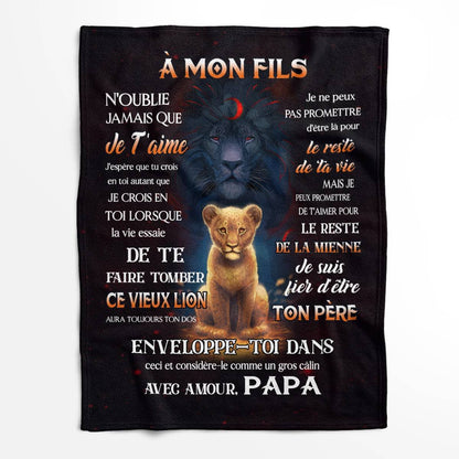 Cadeau Spécial Pour Ton Fils Couverture - De Papa (SKUB12-168)