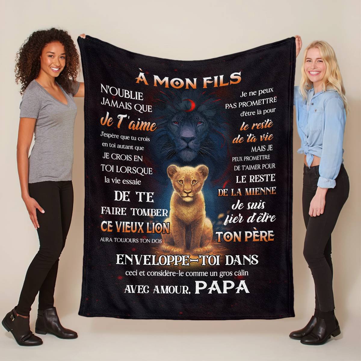 Cadeau Spécial Pour Ton Fils Couverture - De Papa (SKUB12-168)