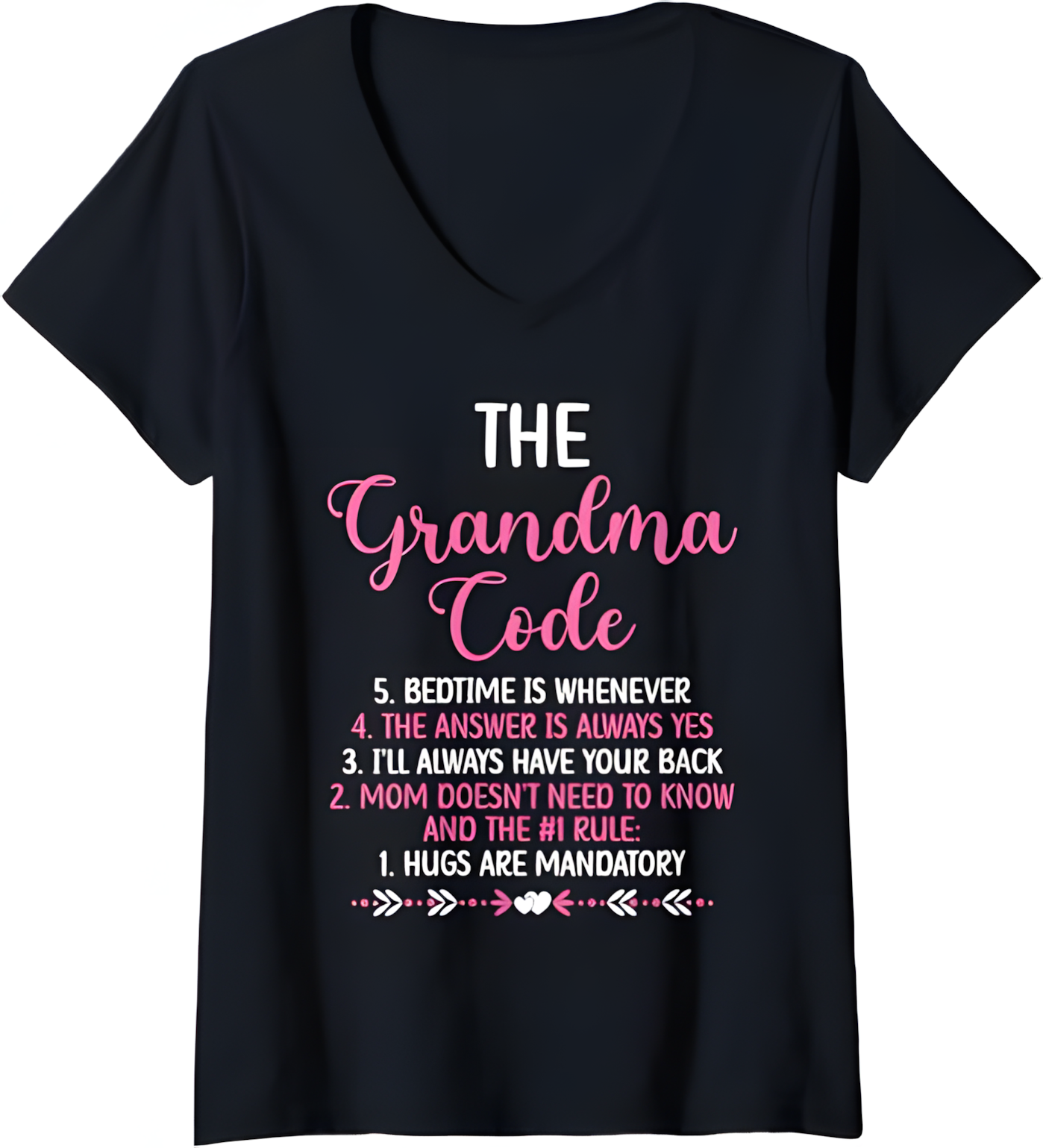 THE GRANDMA CODE T SHIRT - From grandma ntnt00
