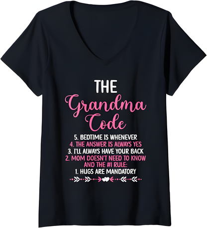 THE GRANDMA CODE T SHIRT - From grandma ntnt00