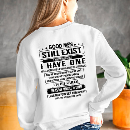 Good men Still Exist - gift for your girlfriend, wife from Husband - ntnt00 (SKU-GMSAU-00)