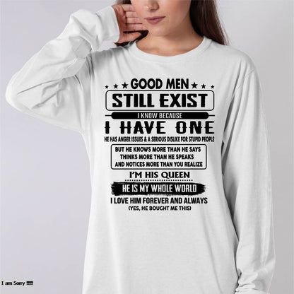 Good men Still Exist - gift for your girlfriend, wife from Husband - ntnt00 (SKU-GM-00)
