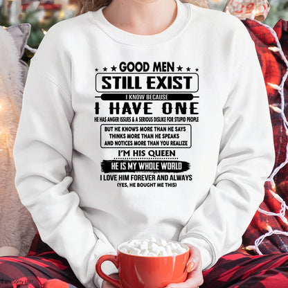 Good men Still Exist - gift for your girlfriend, wife from Husband - ntnt00 (SKU-GM-00)