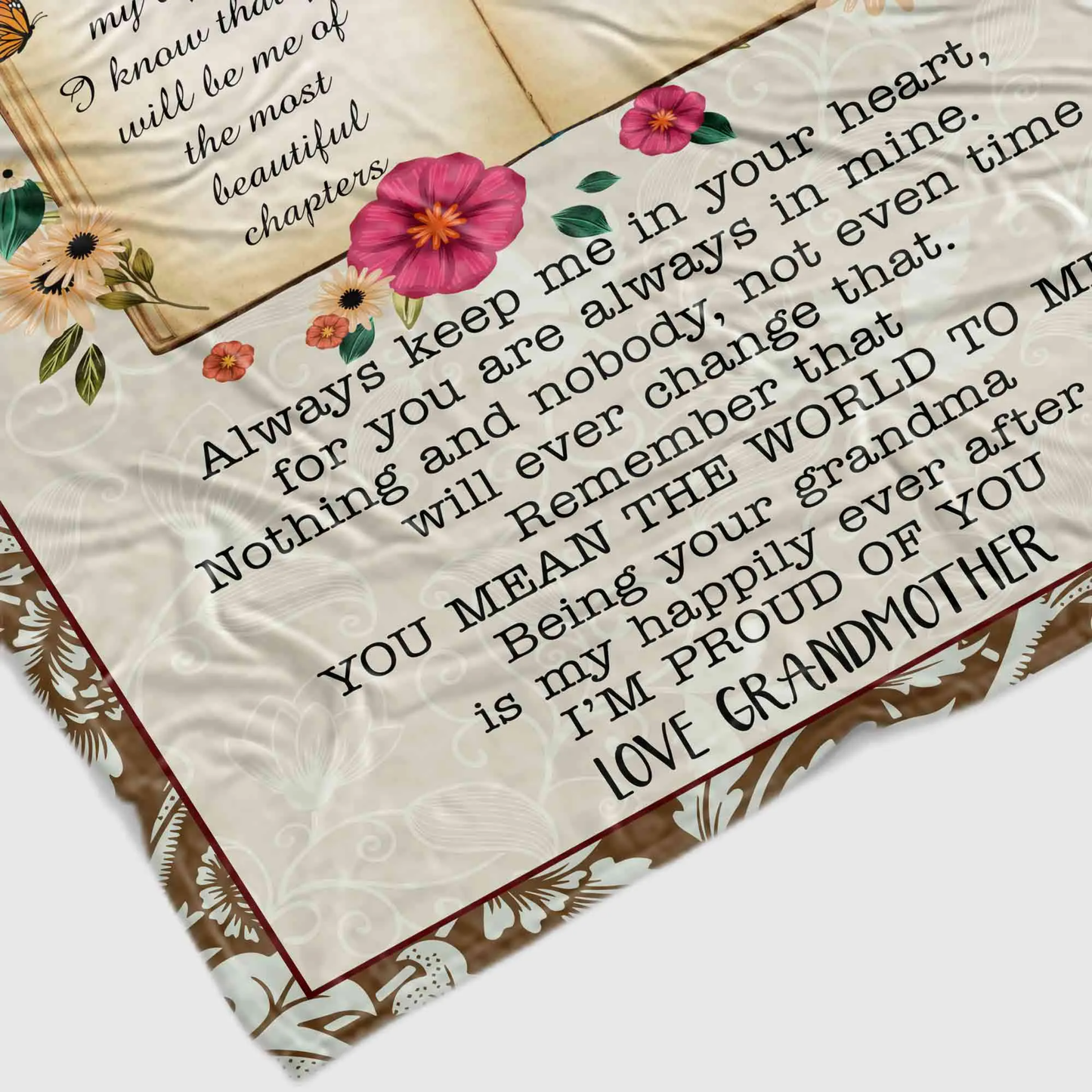To My Granddaughter Blanket – A Piece of Heart from Grandma