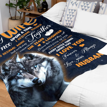 Special Gift For Wife Blanket - From Husband (SKU26B-01254)