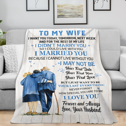 To My Wife – A Cozy Blanket Full Of Love From Your Husband
