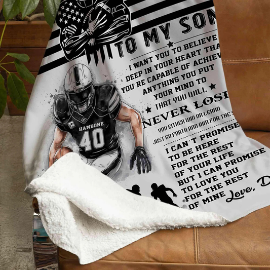 Special Gift For Son Blanket - From Dad