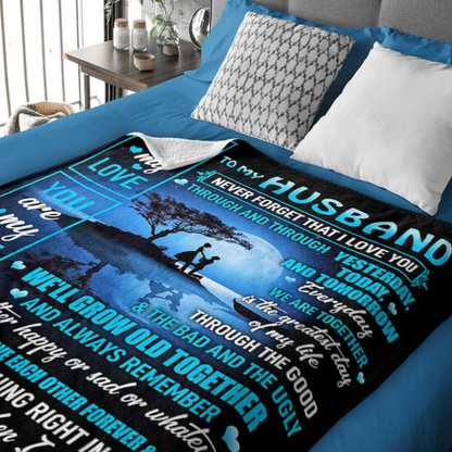Special Gift For Husband Blanket - From Wife