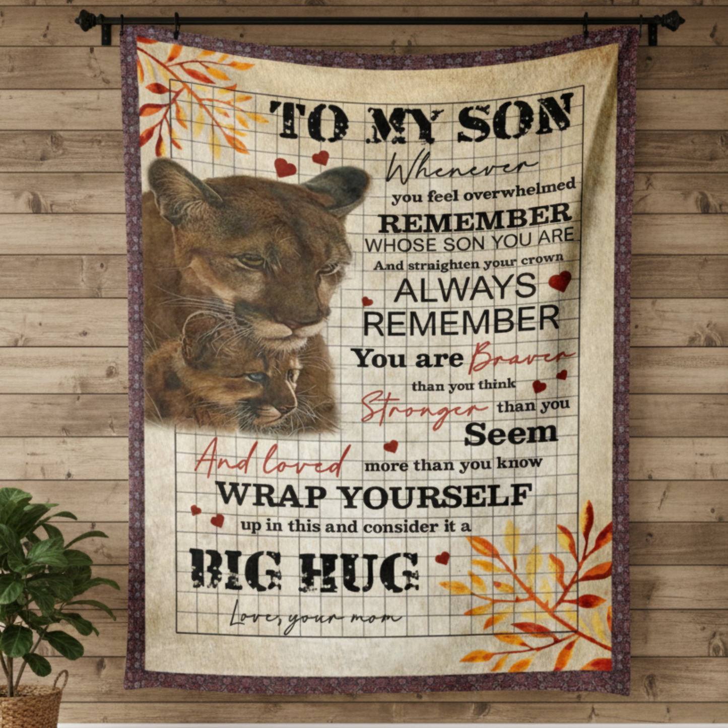 For My Son – A Heartfelt Hug Sent with Love From Mom