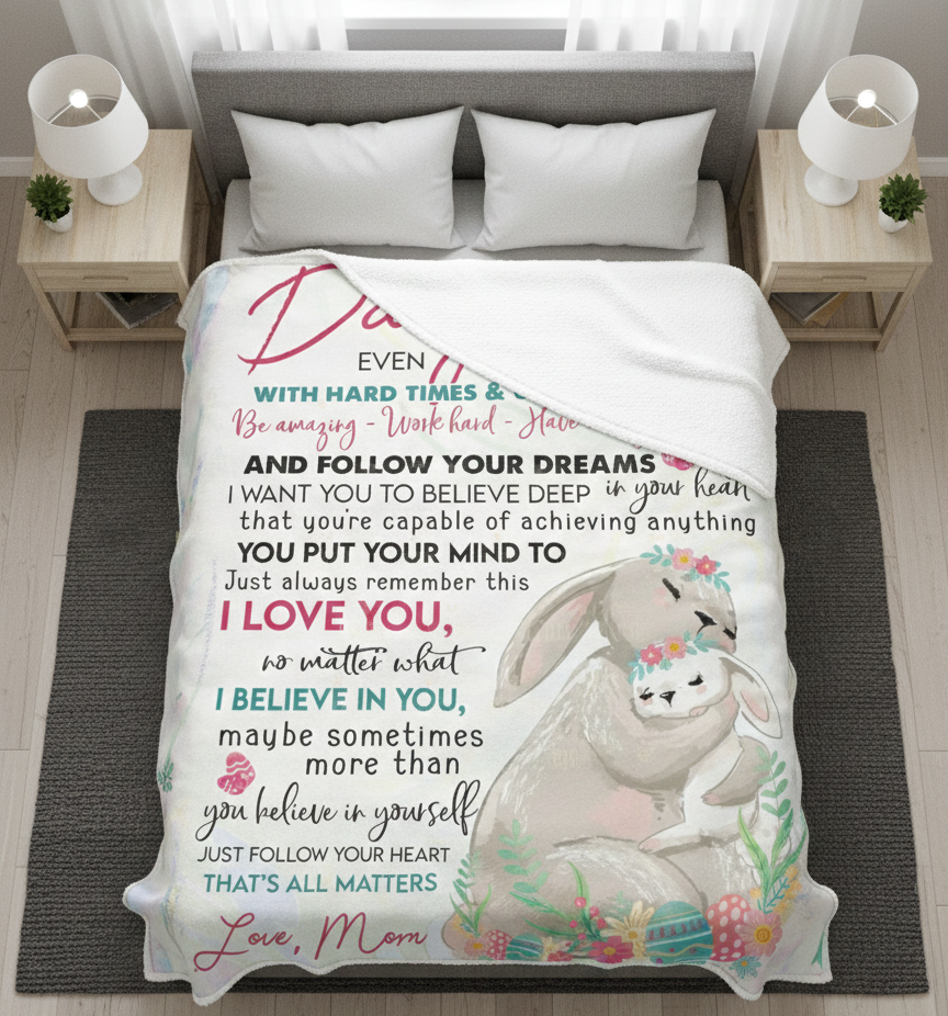 A Blanket Full of Love to Daughter – from Mom