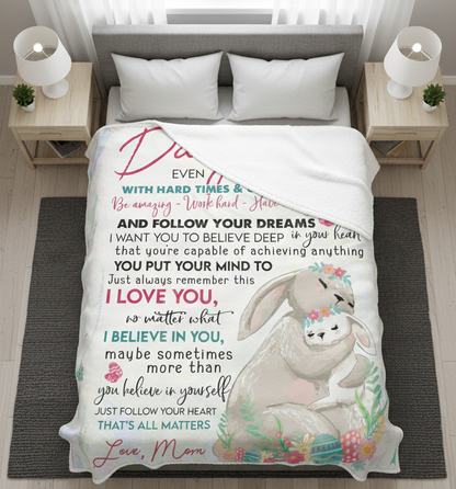 A Blanket Full of Love to Daughter – from Mom