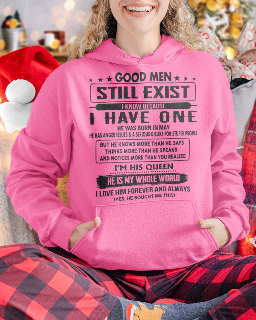 May - Good men Still Exist - gift for your girlfriend, wife from Husband - ntnt05 (SKU-GM-05)