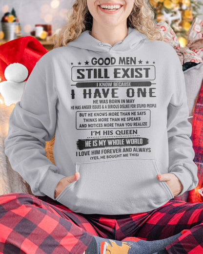 May - Good men Still Exist - gift for your girlfriend, wife from Husband - ntnt05 (SKU-GM-05)