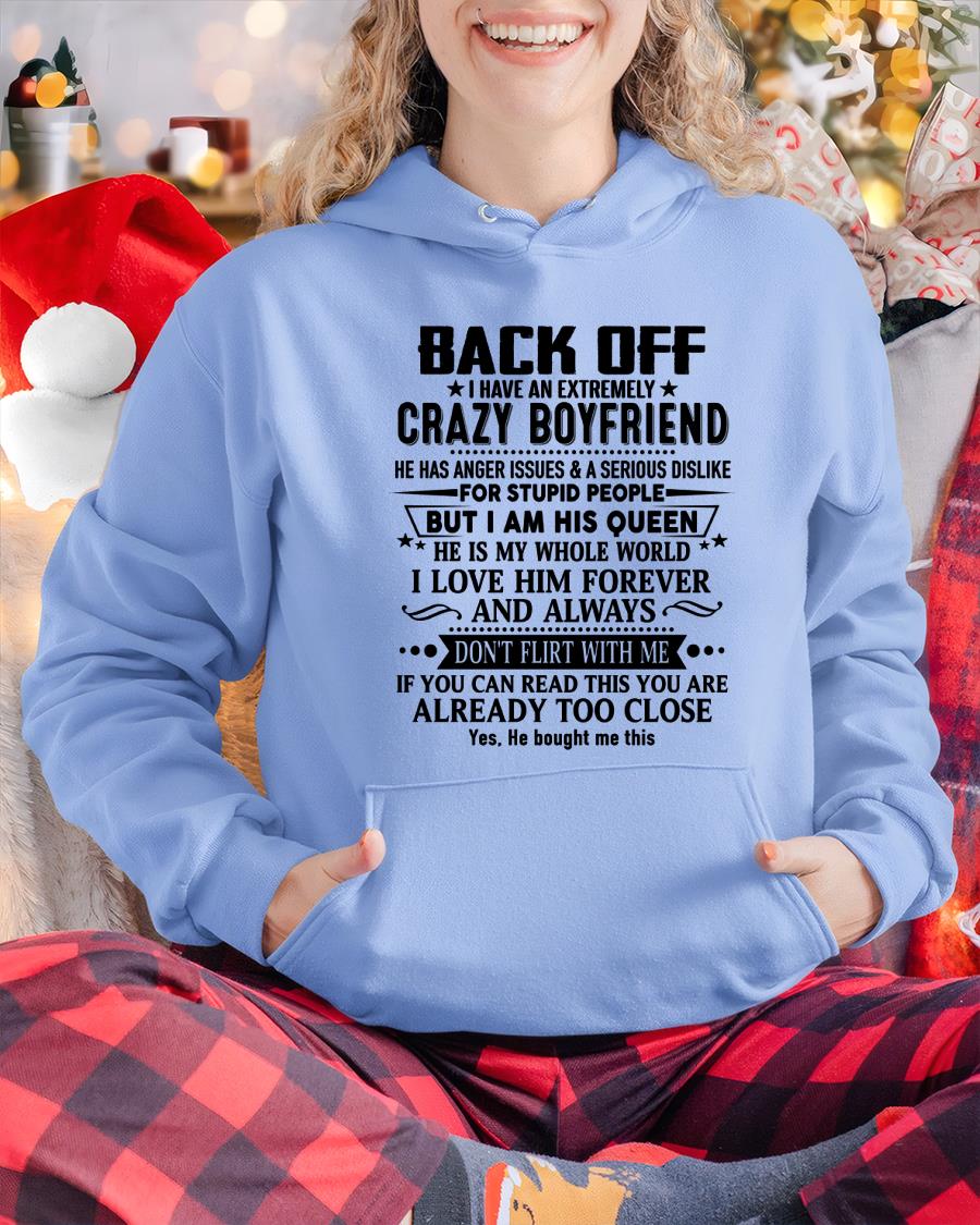 Back Off I Have An Extremely Crazy Boyfriend - - Gift For Wife From Husband - ntnt00 (SKUT-BACKOFF-00)