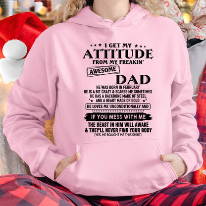 February - Gift For Son and Daughter From Dad - ntnt02 - (SKU-TDADC-02)
