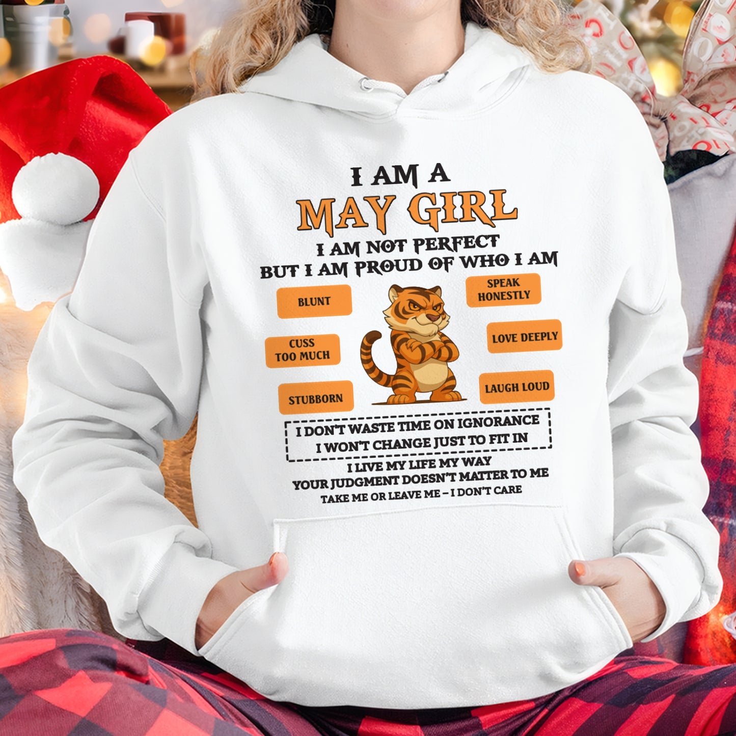 I AM A MAY GIRL I AM NOT PERFECT BUT I AM PROUD OF WHO I AM - FROM GIRL - NTNT05 - (SKU26T-01-62-05)