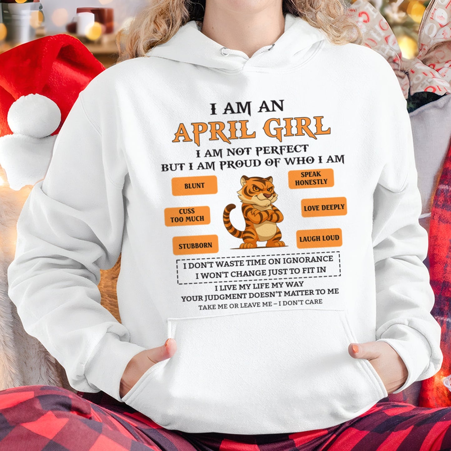 "I AM A APRIL GIRL" - Birthday Gift For April Girls - FMA ntnt04 (SKU26T-01-62-04)