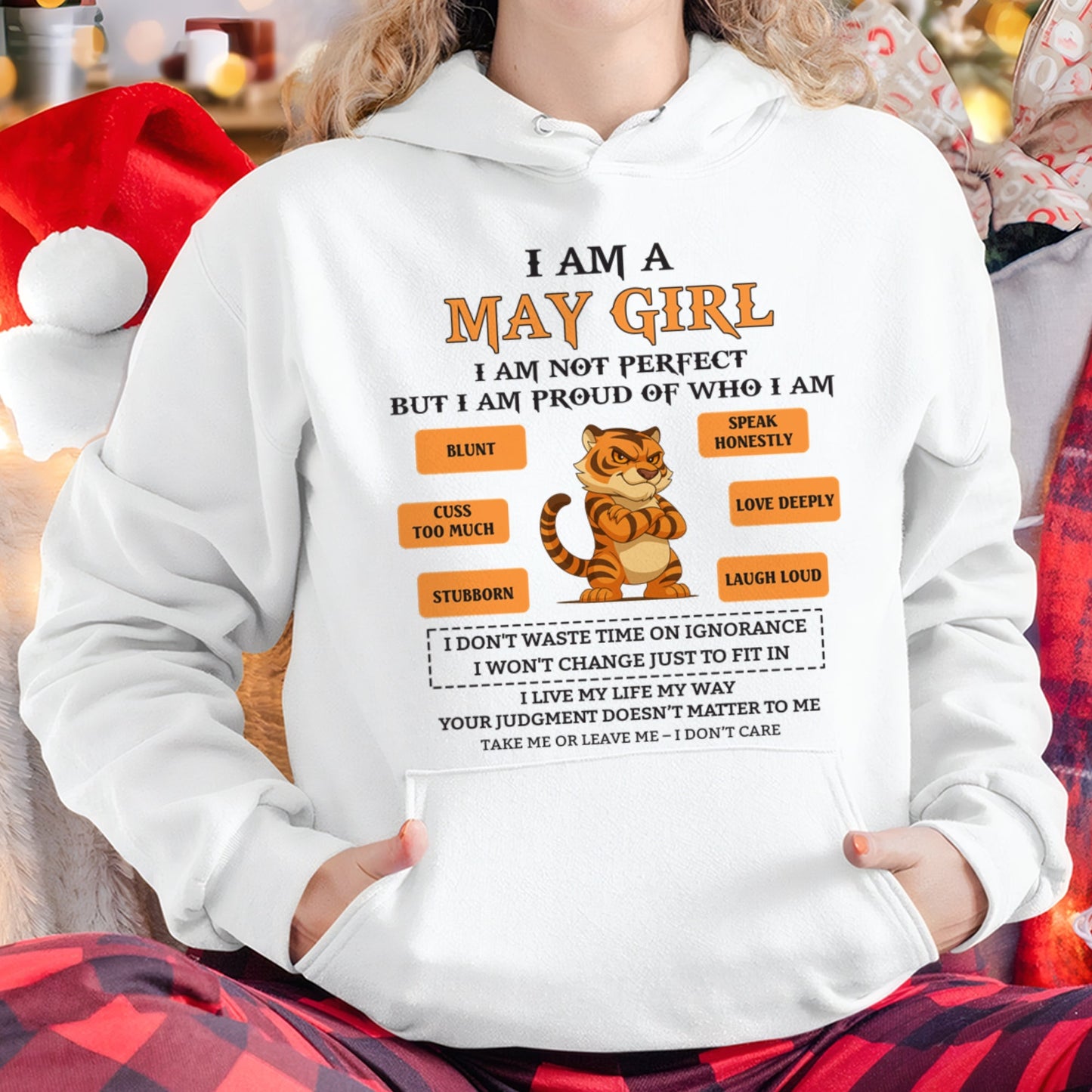 "I AM A MAY GIRL" - Birthday Gift For May Girls - FMA ntnt05 (SKU26T-01-62-05)