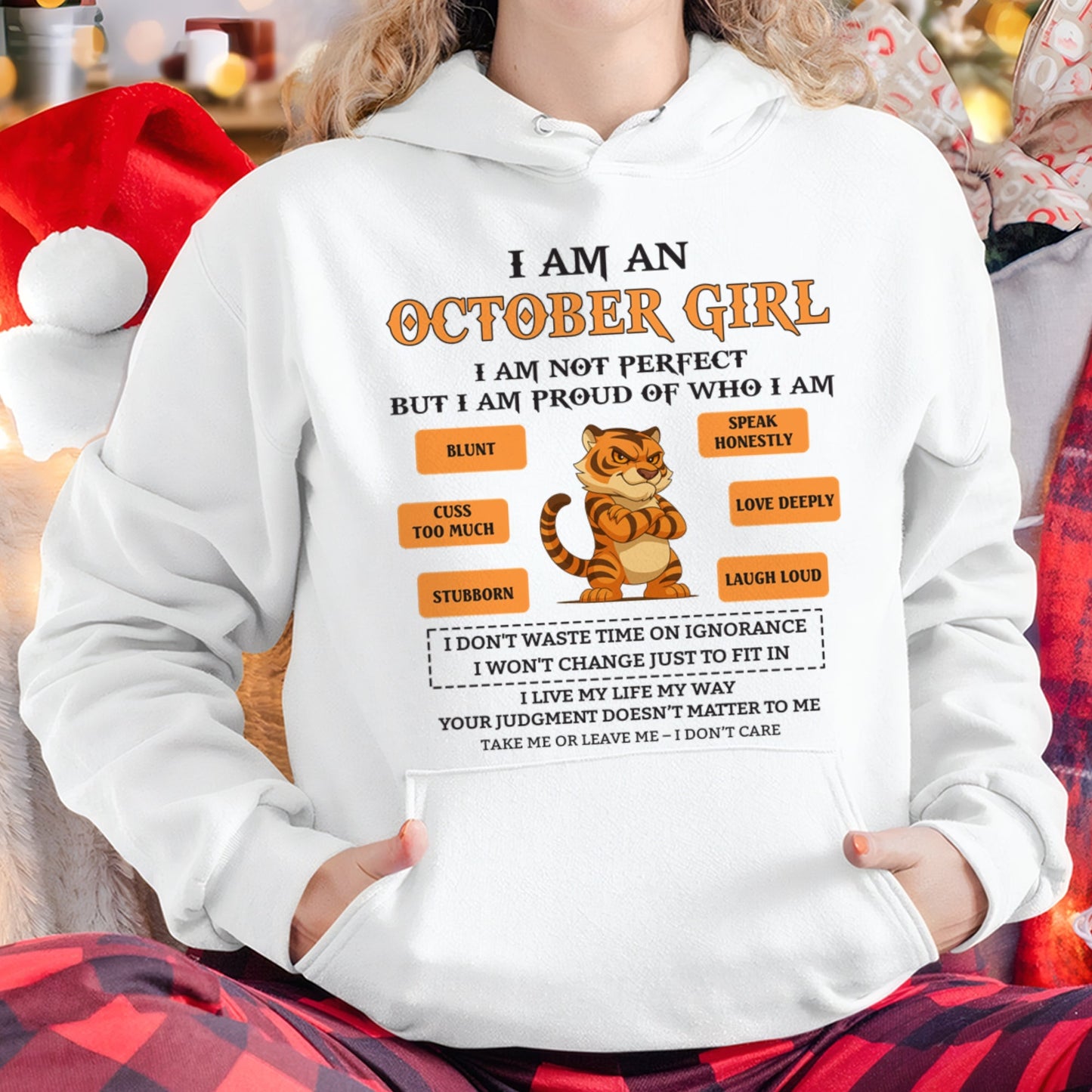 "I AM A OCTOBER GIRL" - Birthday Gift For October Girls - FMA ntnt10 (SKU26T-01-62-10)