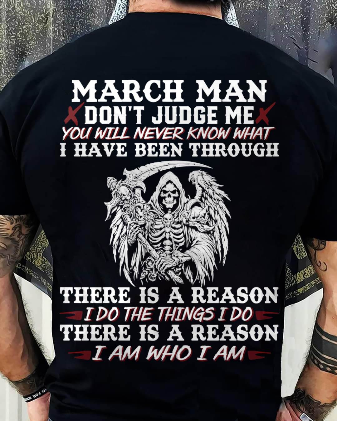 March Man Don't Judge Me – T-Shirt For Man – ntnt03 (SKU10-49-03)
