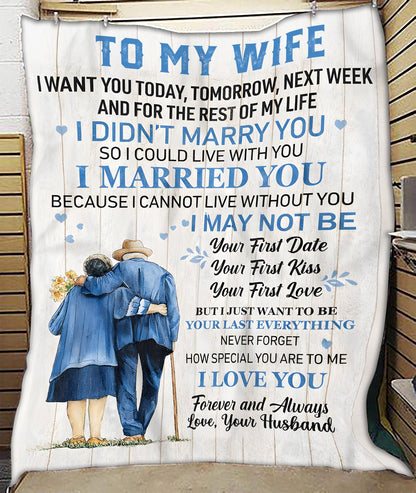 To My Wife – A Cozy Blanket Full Of Love From Your Husband