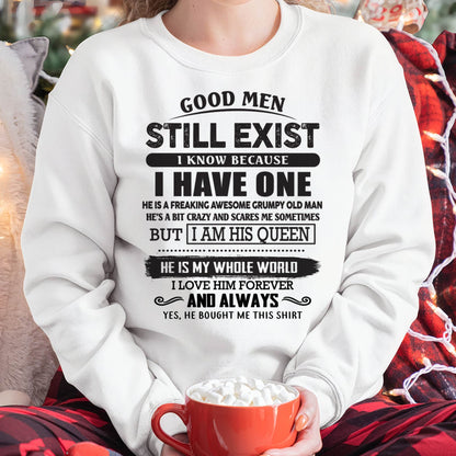 Good Men Still Exist - Perfect Gift For Your Girlfriend, Wife From Boyfriend, Husband - ntnt00 (SKU26T-0192-00)