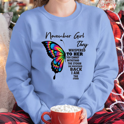 NOVEMBER GIRL, THEY WHISPERED TO HER YOU CANNOT WITHSTAND THE STORM SHE WHISPERED BACK I AM THE STORM – ntnt11 fma ( SKU26T-01297-11)