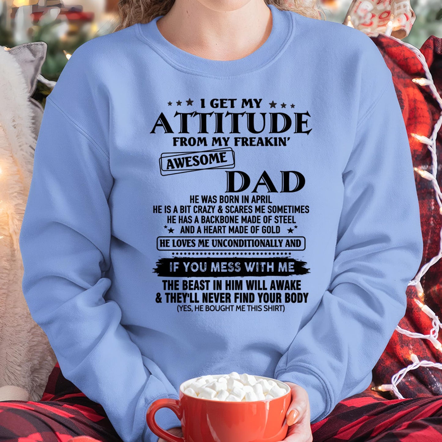 April - Gift For Son and Daughter From Dad - ntnt04 - (SKU-TDADC-04)