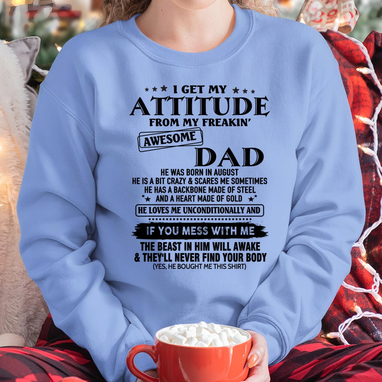 August - Gift For Son and Daughter From Dad - ntnt08 - (SKU-TDADC-08)