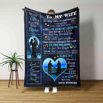 Special Gift For Wife Blanket - From Husband (SKU2602-158)