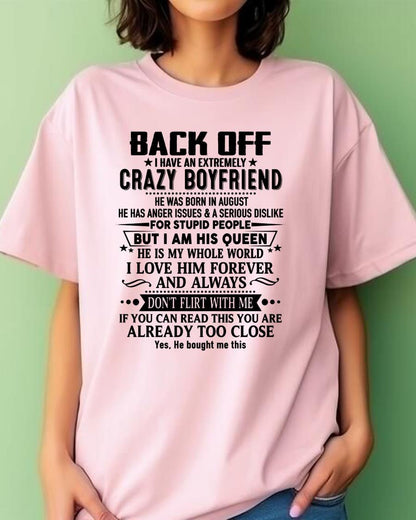 August - Back Off I Have An Extremely Crazy Boyfriend - ntnt08 (SKUT-BACKOFF-08)