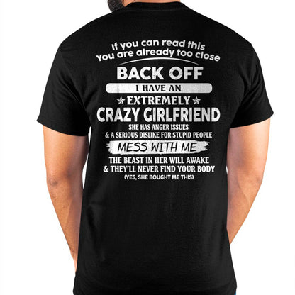 If You Can Read This You Are Already Too Close - Gift For Your Boyfriend, Husband From Wife - ntnt00 (SKU07-175-00)